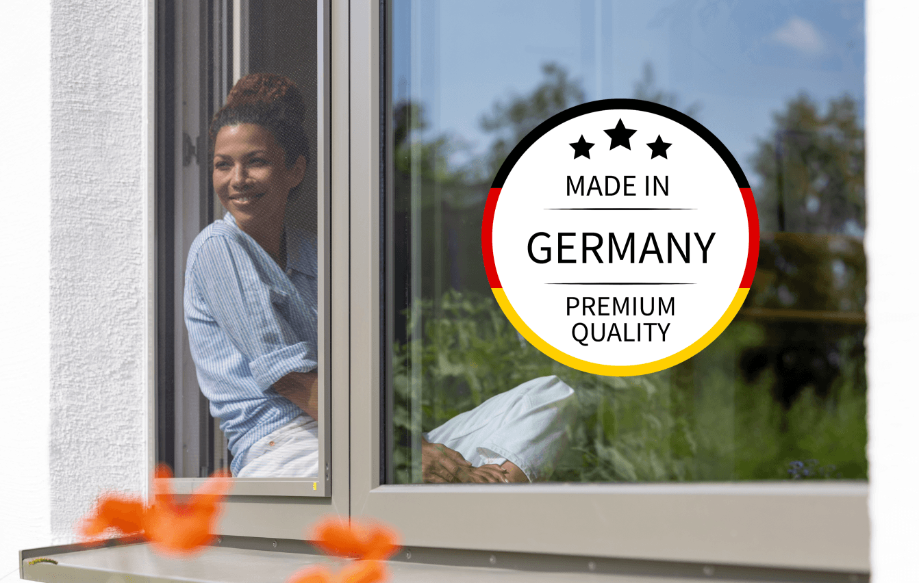 Fenster mit Made in Germany Premium Quality Siegel