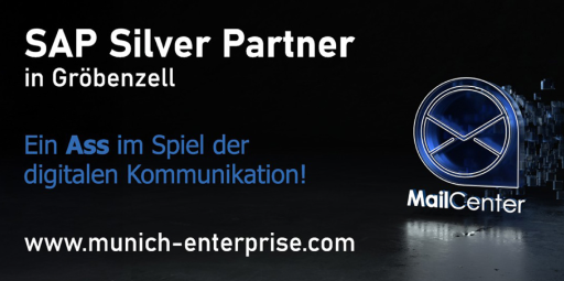 Werbebanner mit Silver Partner Logo und Slogan zur Kommunikation