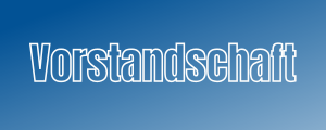 Vorstandschaft Schriftzug auf blauem Hintergrund