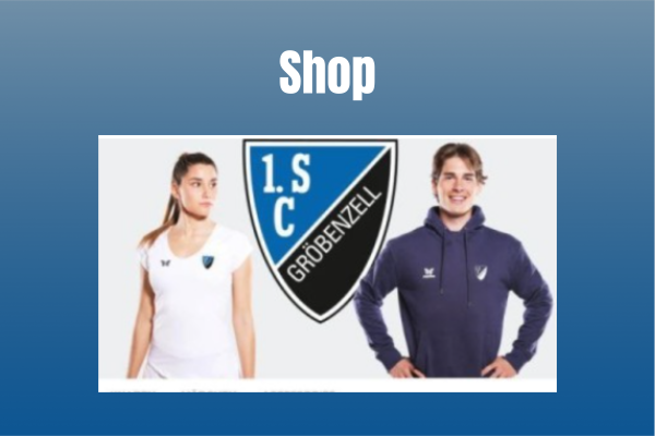 1. SC Gröbenzell Shop mit Vereinslogo und Sportbekleidung