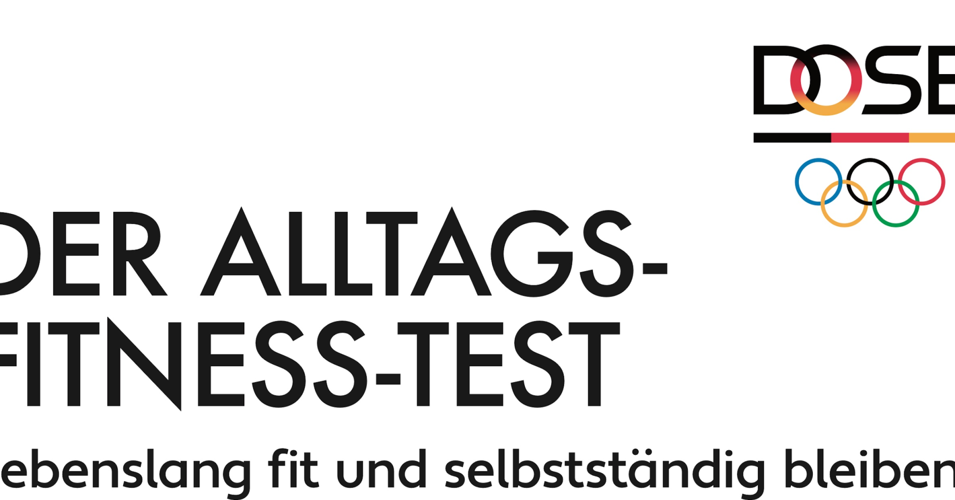 Bild mit Text Alltags-Fitness-Test Textbild mit dem Schriftzug Alltags-Fitness-Test