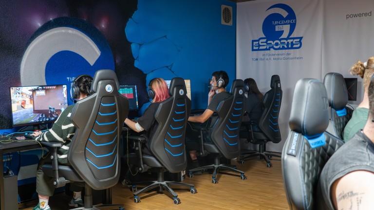 eSports Team beim Training im TGM 1861 e.V. Mainz-Gonsenheim
