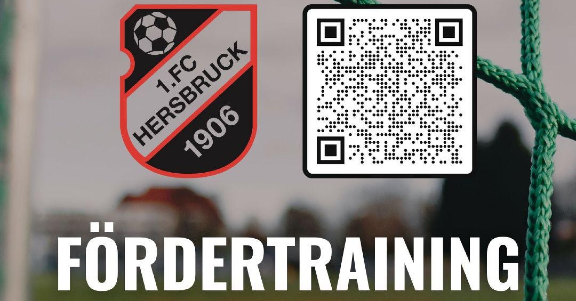 Fördertraining des 1. FC Hersbruck 1906 bei der Münchner Fußball Schule Franken ab 1. Oktober 2025, mittwochs für Jahrgänge 2015/16