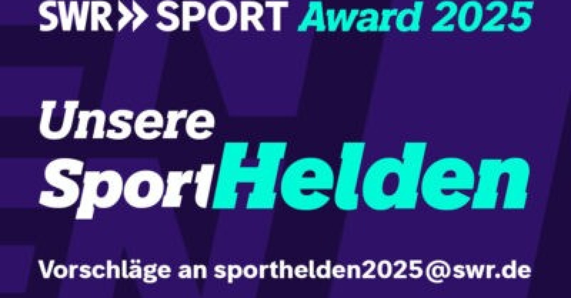 SWR Sport Award 2025 Vorschläge für Sporthelden einreichen
