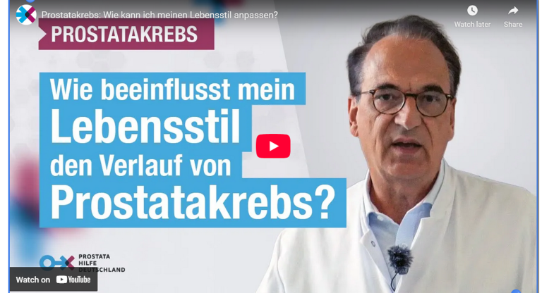 Video-Vorschaubild: Wie beeinflusst mein Lebensstil den Verlauf von Prostatakrebs?