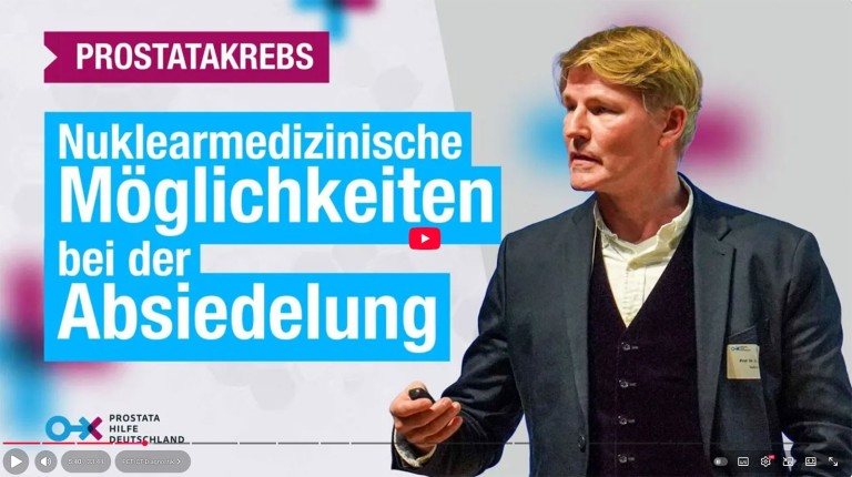 Nuklearmedizinische Möglichkeiten zur Behandlung von Prostatakrebs – Vortrag Präsentation zu nuklearmedizinischen Möglichkeiten bei Prostatakrebs
