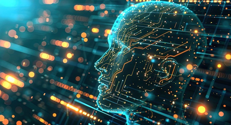 Prostata Hilfe Deutschland: Künstliche Intelligenz in der Pathologie – digitales Schaltkreis-Gesicht