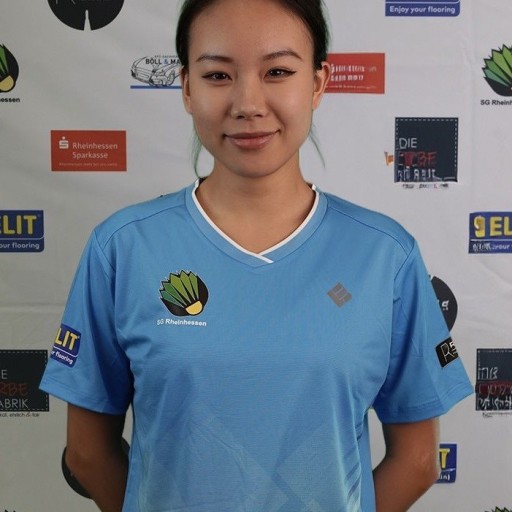Hehui Zhou im Trikot der SG Rheinhessen