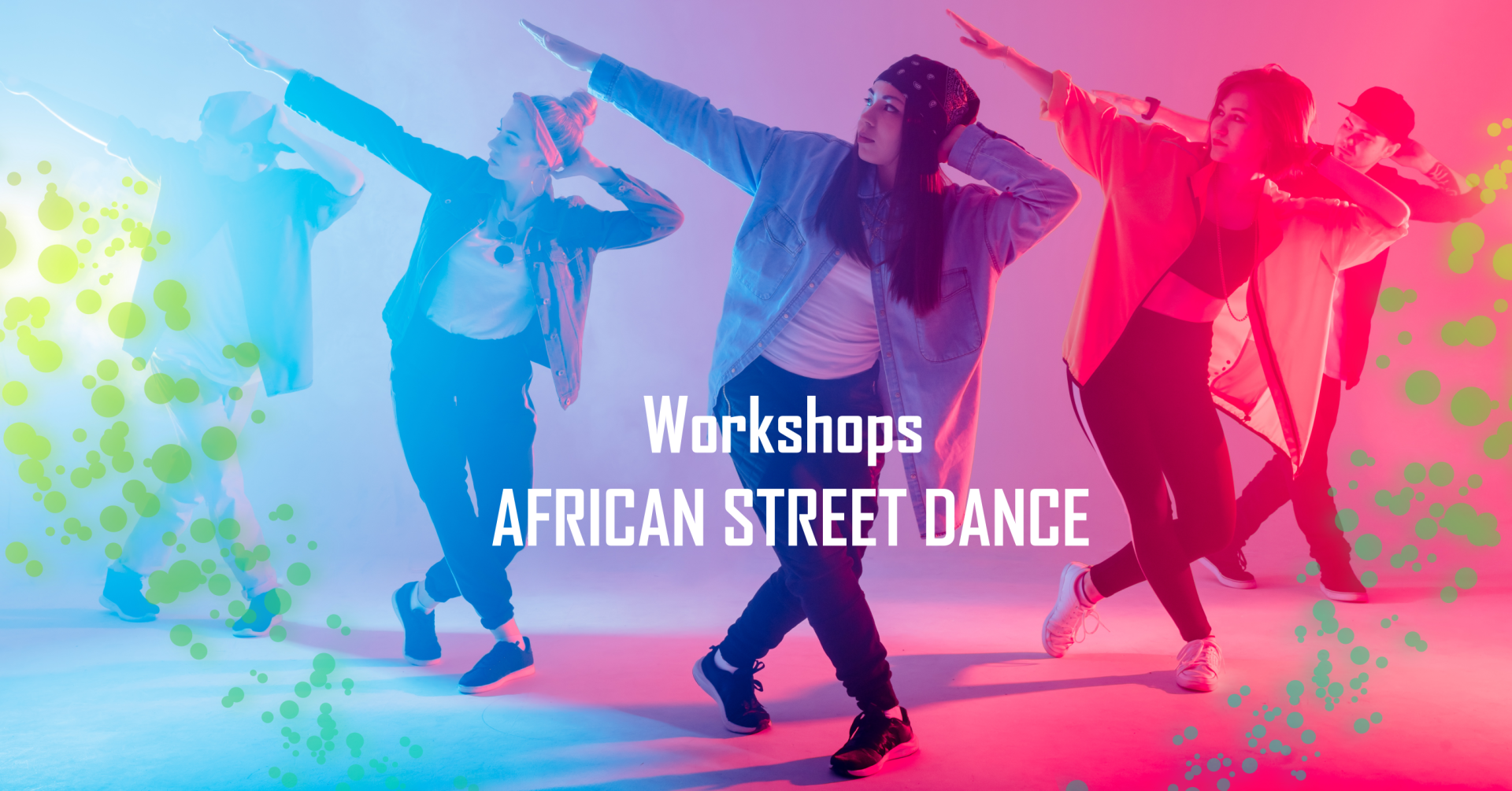 Workshops African Street Dance: Tänzerinnen und Tänzer beim Streetdance Workshop