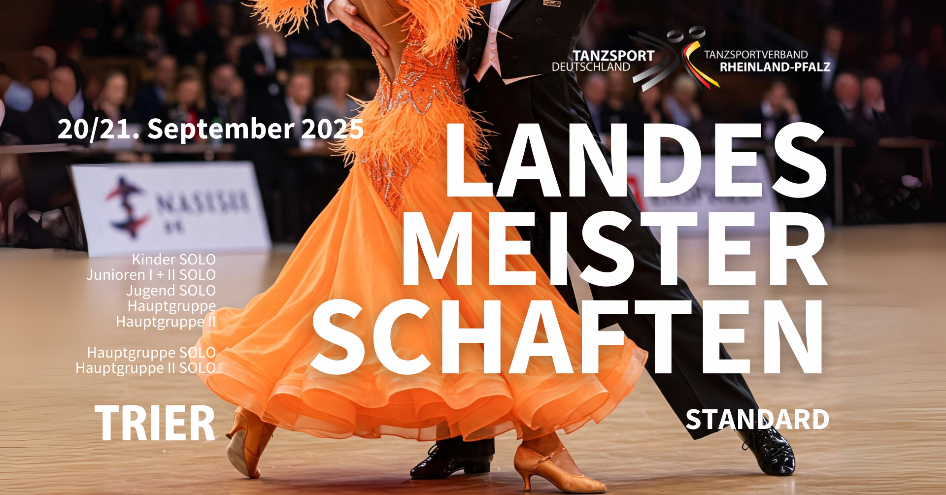 Landesmeisterschaften 2025 Trier – Tanzsport Deutschland Standardtanz Tanzpaar bei den Landesmeisterschaften 2025 in Trier, Tanzsport Deutschland, Standardtanz