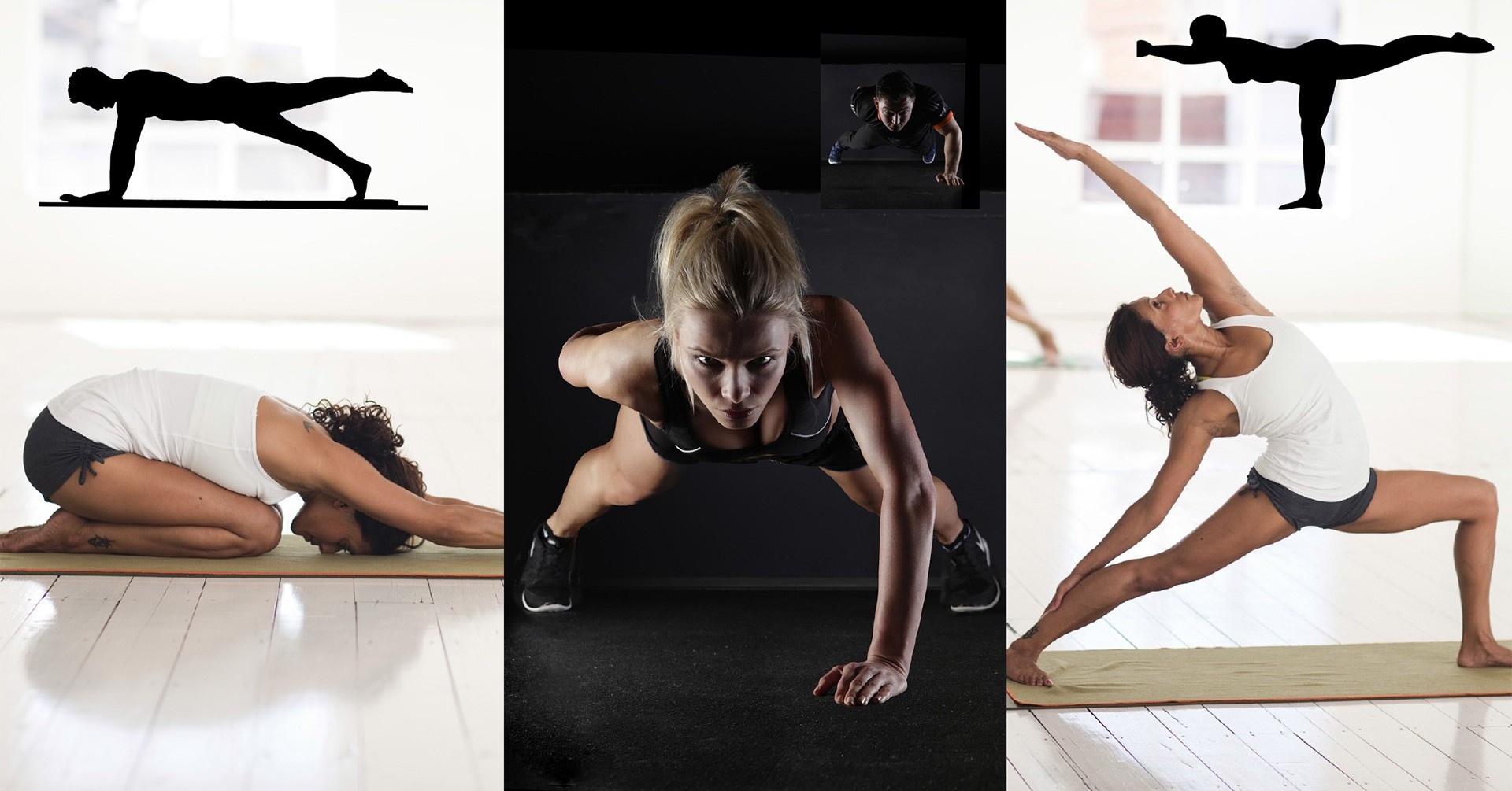 Power Pilates Training bei Woehrle Bewegt – verschiedene Personen beim Pilates Workout