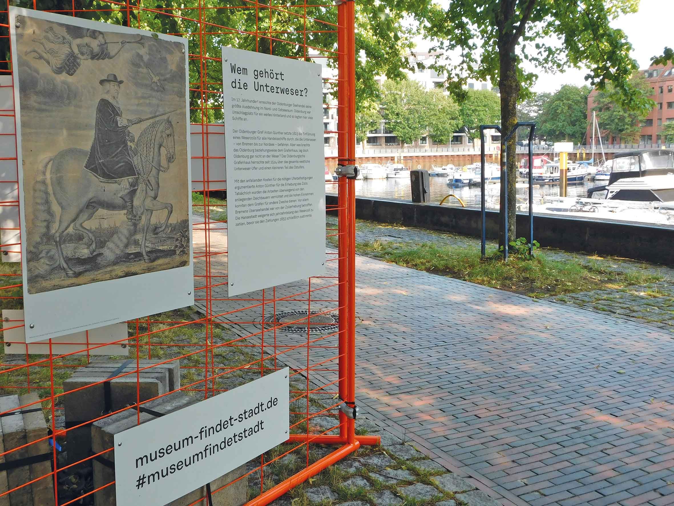 Vieles ist möglich: Pop-Up Ausstellung des Stadtmuseums am Stadthafen über die Geschichte des Oldenburger Hafens Foto: Michelle La Rosa Vieles ist möglich: Pop-Up Ausstellung des Stadtmuseums am Stadthafen über die Geschichte des Oldenburger Hafens Foto: Michelle La Rosa