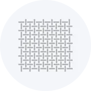 Geometrisches Geflecht Muster Geometrisches Geflecht Muster in Grau auf weißem Hintergrund